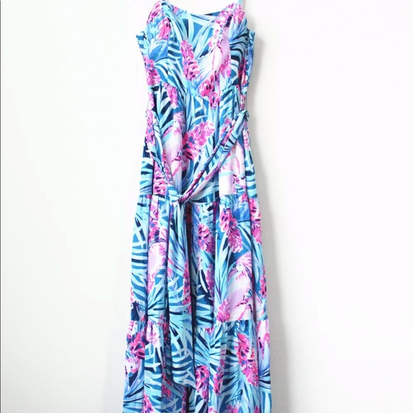 New Lilly Pulitzer Aviana Maxi Dress - Picture 4 of 8